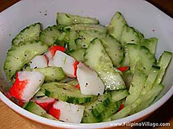 Cucumber & Crab Salad